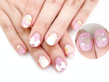 ネイルコレクション ピンク(Nail Collection Pink)/ジェル付け放題☆雪の結晶
