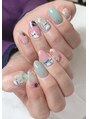 ネイルサロン タノ(Tano)&nbsp;梅雨の日には可愛いぃキャラクターが癒してくれる♪