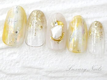 ラグジュアリーネイルズ カワグチ(Luxury Nails Kawaguchi)/キラキラ*タイダイ