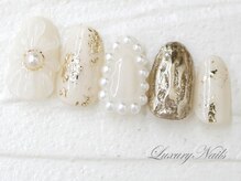 ラグジュアリーネイルズ アカバネ(Luxury Nails Akabane)/ガーリー*ぷっくりNail