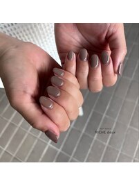 大人シンプルワンカラーネイル