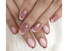 ファンネイルズ(Fun nails)の雰囲気（バイカラーデザイン★フレンチメニュー+ベースカラー）