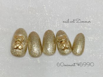 ネイルアート ジマー/60minart コース¥6990