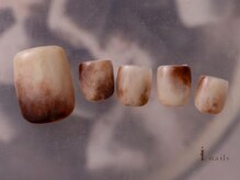 アイネイルズ 吉祥寺店(I nails)/ショコラニュアンスフットネイル