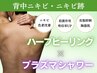 男性専用【背中集中ニキビケア】ハーブピーリング＋プラズマシャワー¥10,900