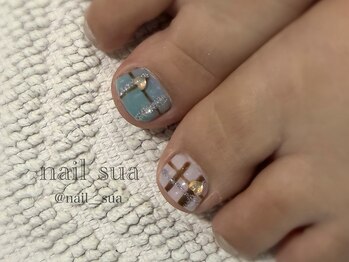 巻き爪ケア＋チェックネイル