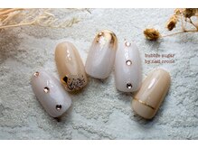 バブル シュガー バイ ネイルクローネ(bublle sugar by.nail crone)/ミラーニュアンスネイル