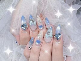 夏マグネットネイル
