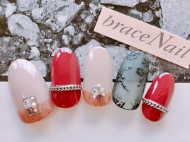 大人ピンク×レース