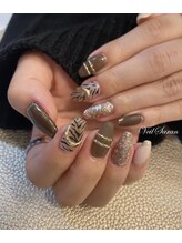 ヴェールサラン(Veil Saran)/ニュアンスゼブラネイル