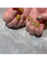 アティックネイルアトリエ(attic nail atelier)/ピスタチオネイル★