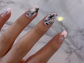 シェリーラメール 新宿店(cherie la mer)/もやもやネイル