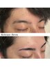 デザイン眉毛WAX+眉毛の癖を矯正デザインパーマ+CUT+SET※2回目以降の方
