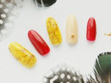 フェザーズ ネイル(feathers nail)/べっ甲ネイル♪