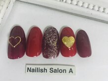 ネイリッシュサロン エー(Nailish Salon A)/バレンタインネイル