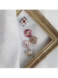 Foot親指ワンカラー+アート