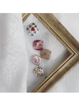 ラ フルール(La Fleur)/Foot親指ワンカラー+アート