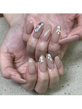 キャンネイル 金山店(Can Nail)/ヌーディー×シェル