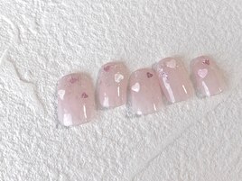 ハートホロネイル