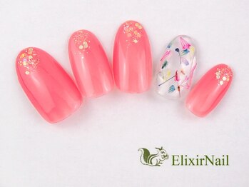 エリクサーネイル 神田(Elixir Nail)/シンプル/クーポン使用
