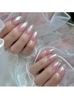 #オーロラネイル