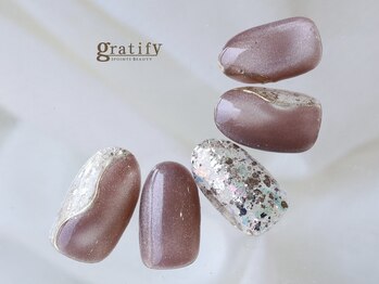 グラティフィー 梅田店(gratify)/シンプルニュアンスネイル