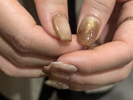 薄めブラウンのニュアンス