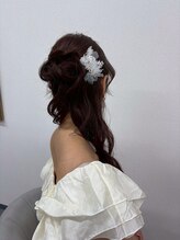 ミカヅキ 赤坂/ブライダルハーフアップセット！