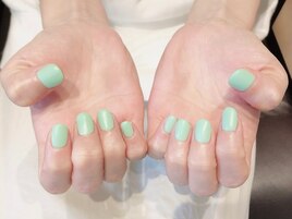 ミントグリーン×マット