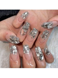 スカルプストーン付放題　Lまで