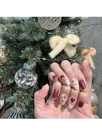 クリスマスネイル