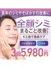 【大人のシミケア対策☆】シミ丸ごと改善　３回コース