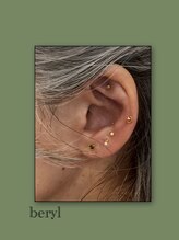 ベリル(beryl)/耳つぼジュエリー