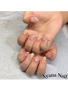 リファインネイル(refinenail)/大理石ネイル