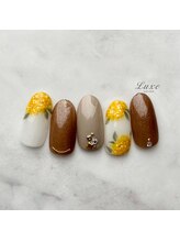 ネイルサロンリュクス (nailsalon Luxe)/ミモザネイル☆