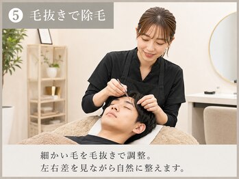 メンズルール 一宮店(Men'sルール)/【５】毛抜きで除毛