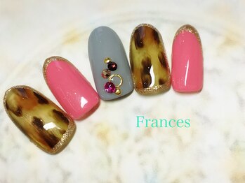 フランセス(Frances)/べっ甲ヒョウ柄