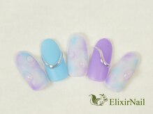 エリクサーネイル 池袋(Elixir Nail)/定額a シンプル/クーポン使用