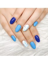 ヘブン ネイル 鶯谷(HEAVEN Nail)/ブルーグラデーションネイル