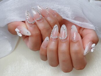 スノーネイルサロン 新宿店(Snow nail salon)/ハート囲み