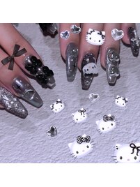 キティちゃんネイル