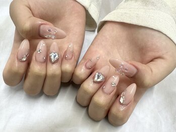 フォリア(Foria)の写真/チビ爪など爪でお悩みの方にはチップ長さだしネイルがオススメ♪イベントなどで綺麗に魅せたい方にも◎