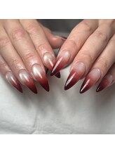ネイルアトリエビー(nail atelier be’)/ボルドーグラデーション