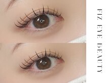 フィズアイビューティー 岡崎竜美ヶ丘店(fiz eye beauty)/束感｜フラットラッシュ