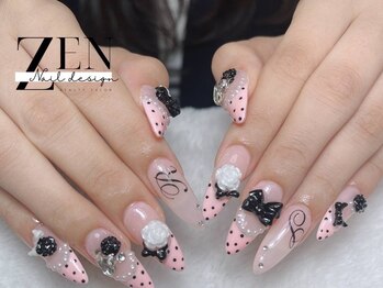 ゼン ネイル デザイン 池袋(ZEN NAIL DESIGN)/題長さだしやり放題×つけ放