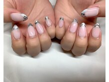 ビースタイル(B-style)/【ネイル】ラメフレンチ