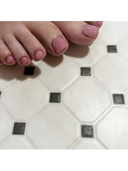 プリュネ(Prune)/ちゅるんネイル/ピンク/フット