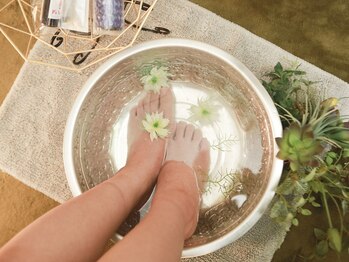 バザルトストーンサロン 樹/全コース足湯と足裏ケアつき！