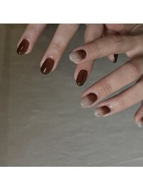 カフェオレネイル