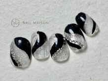 ネイルメゾン 梅田(NAIL MAISON)/うねうねキラキララメ